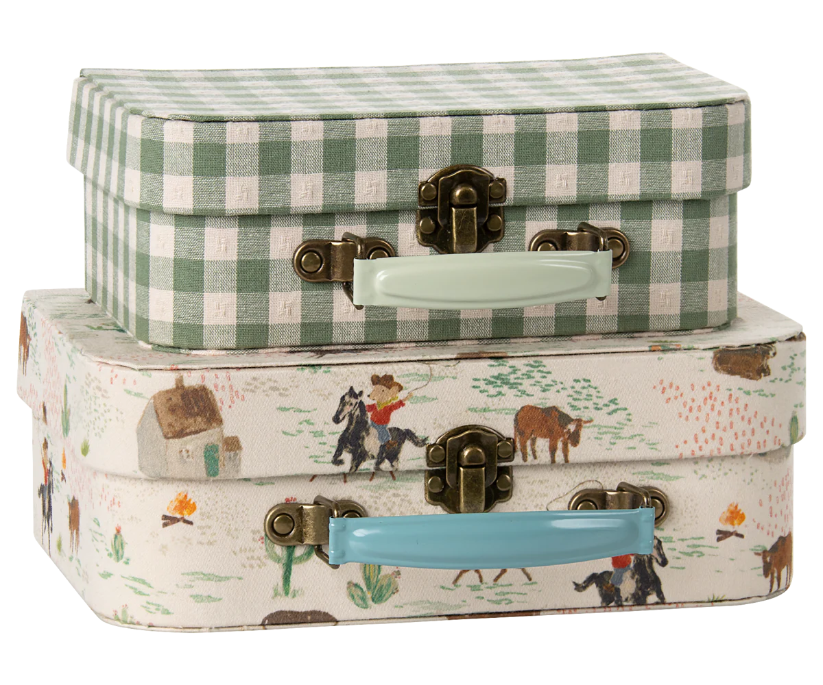 Suitcase Set, 2 Piece - Cowboy