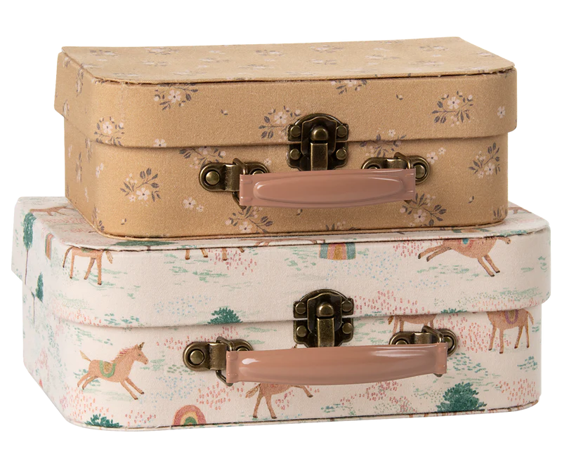 Suitcase Set, 2 Piece - Unicorn