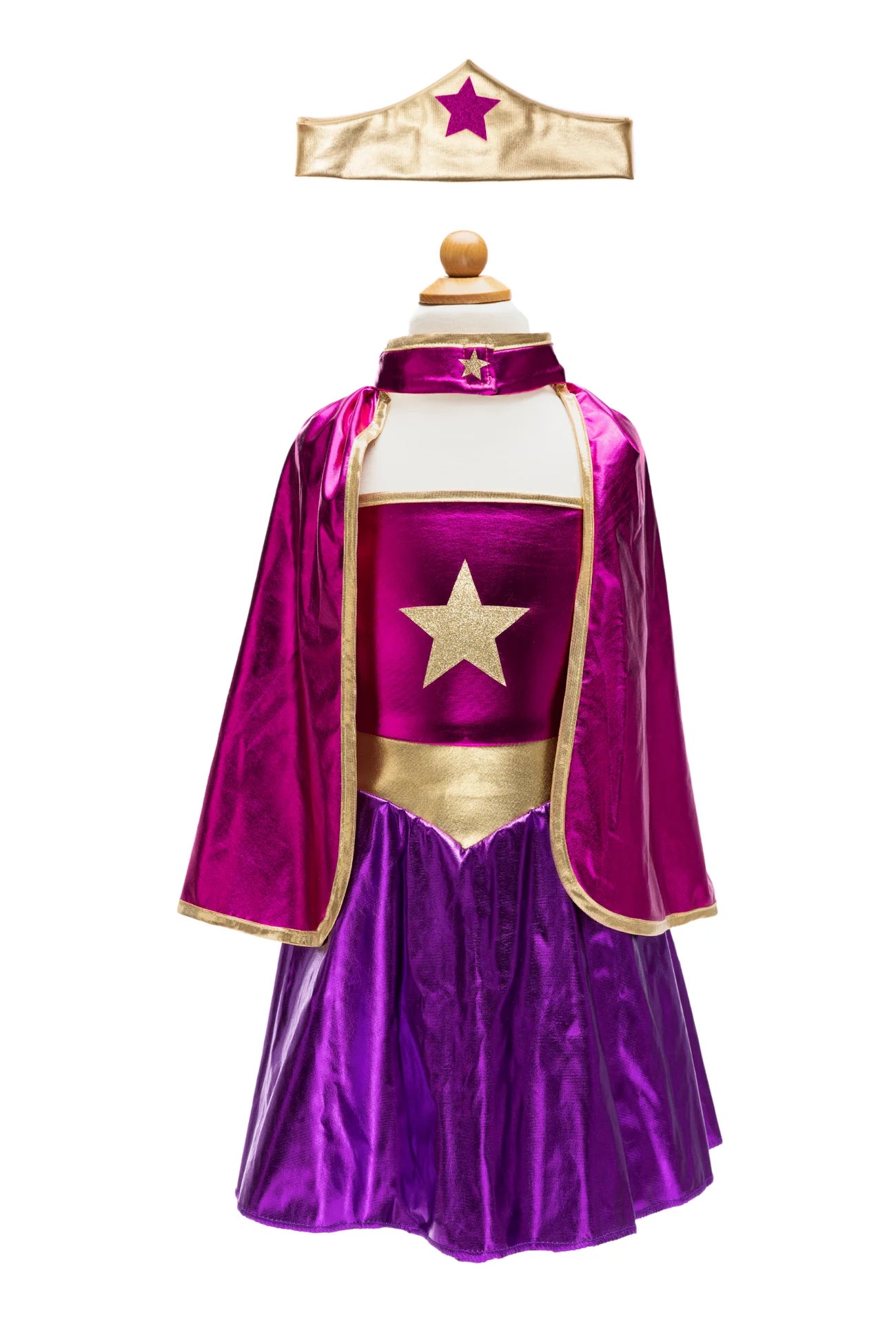 Superhero Star Dress, Cape & Headpiece - Little Pickles Toy Store
