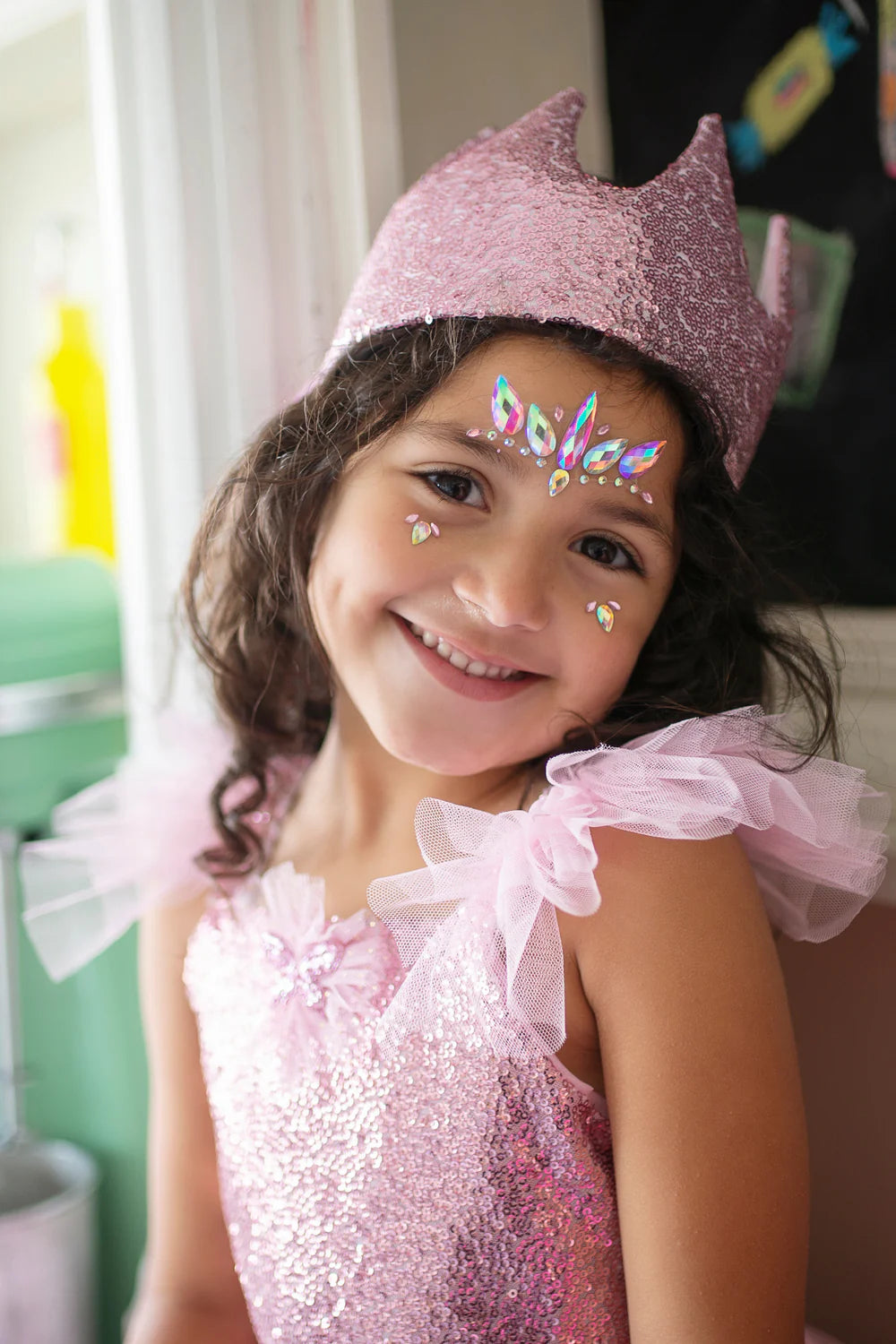 Face Crystals - Pink Unicorn Set