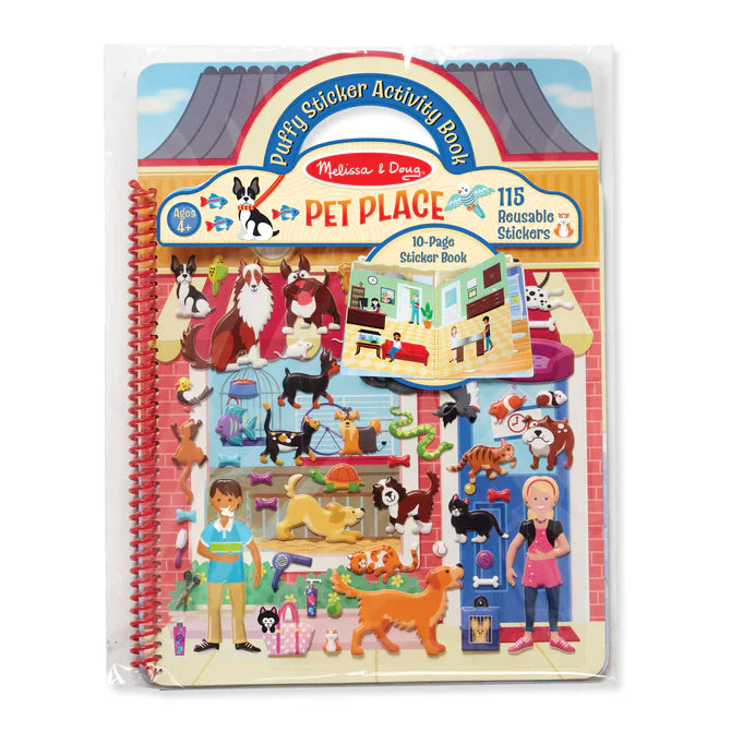 Puffy Sticker Actitivy Book - Pet Place