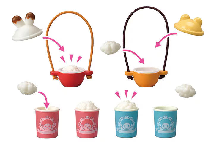 Calico Critters Popcorn Delivery Trike
