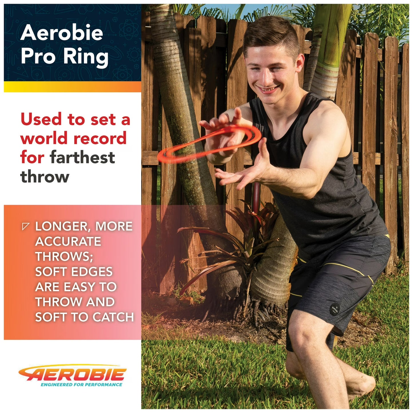 Aerobie Pro Ring 13" Green Yellow