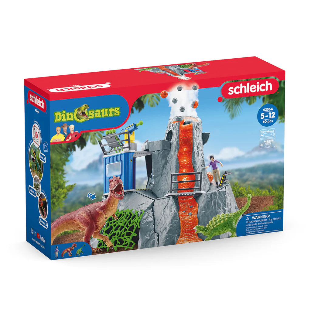 Schleich Volcano Expedition Base Camp - Little Pickles Toy Store