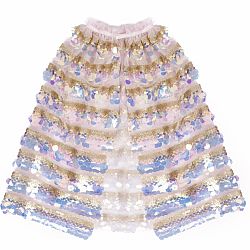 The 5th Avenue Pailette Cape Gold/Light Pink 4-6