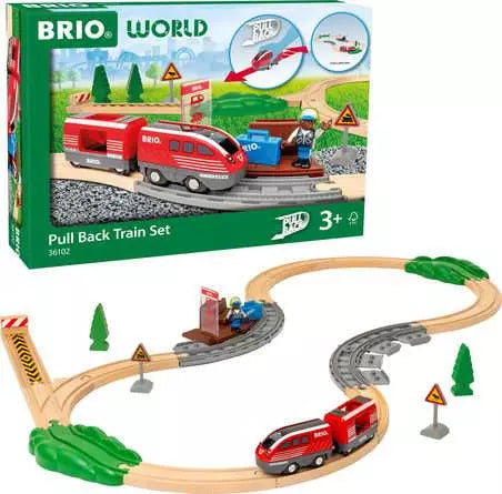 Brio Pull Back Train Set #36102