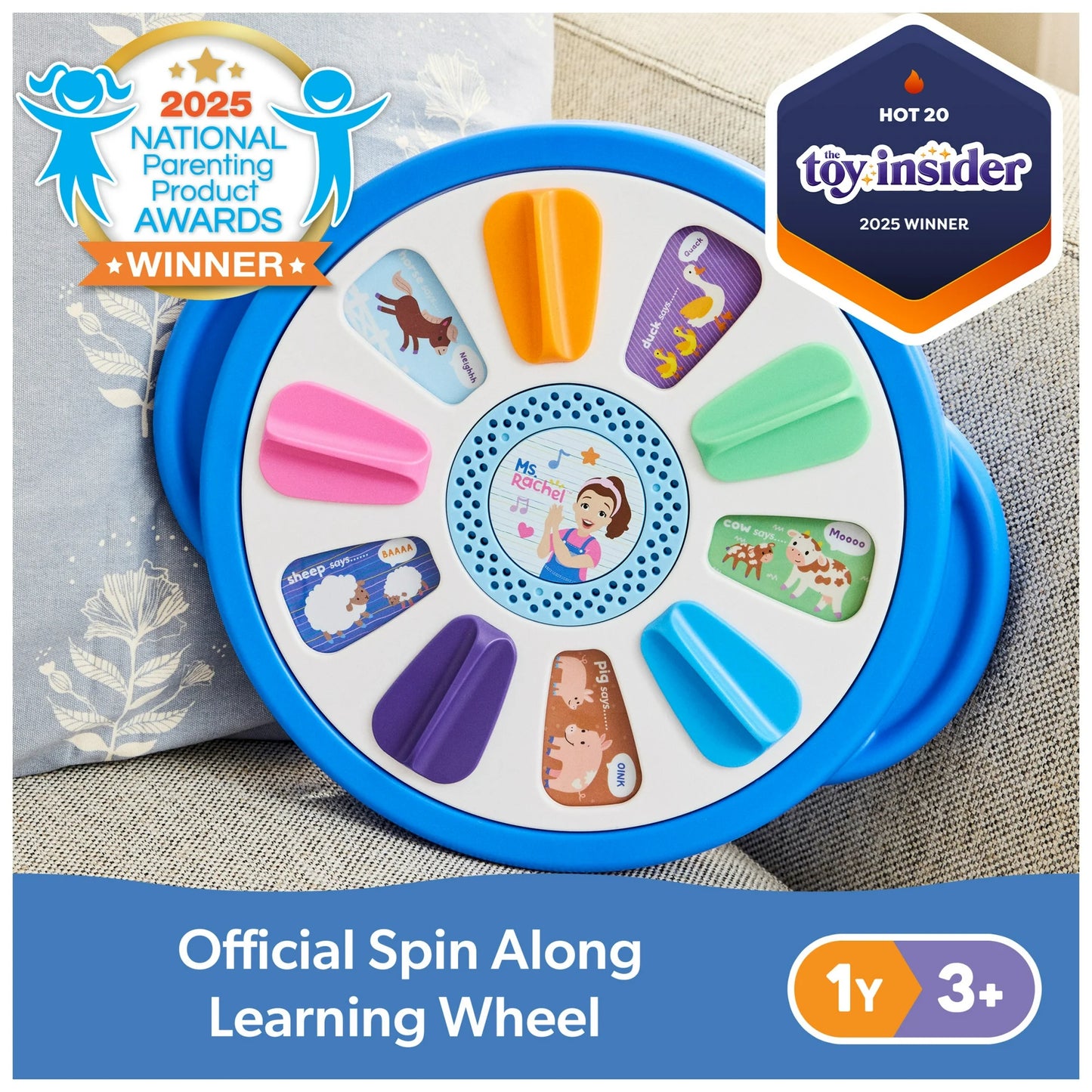 Ms. Rachel Spin and Sing Learning Wheel