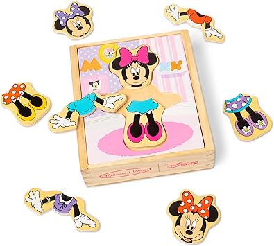 Minnie Mouse Wooden Mix & Match Dress-Up Puzzle