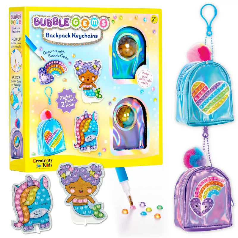 Bubble Gems Backpack Key Chains