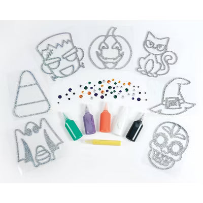 Easy Sparkle Window Art Halloween