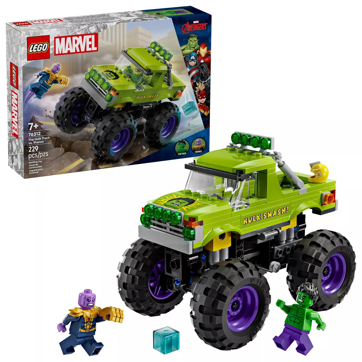 Lego Marvel - The Hulk Truck vs. Thanos #76312