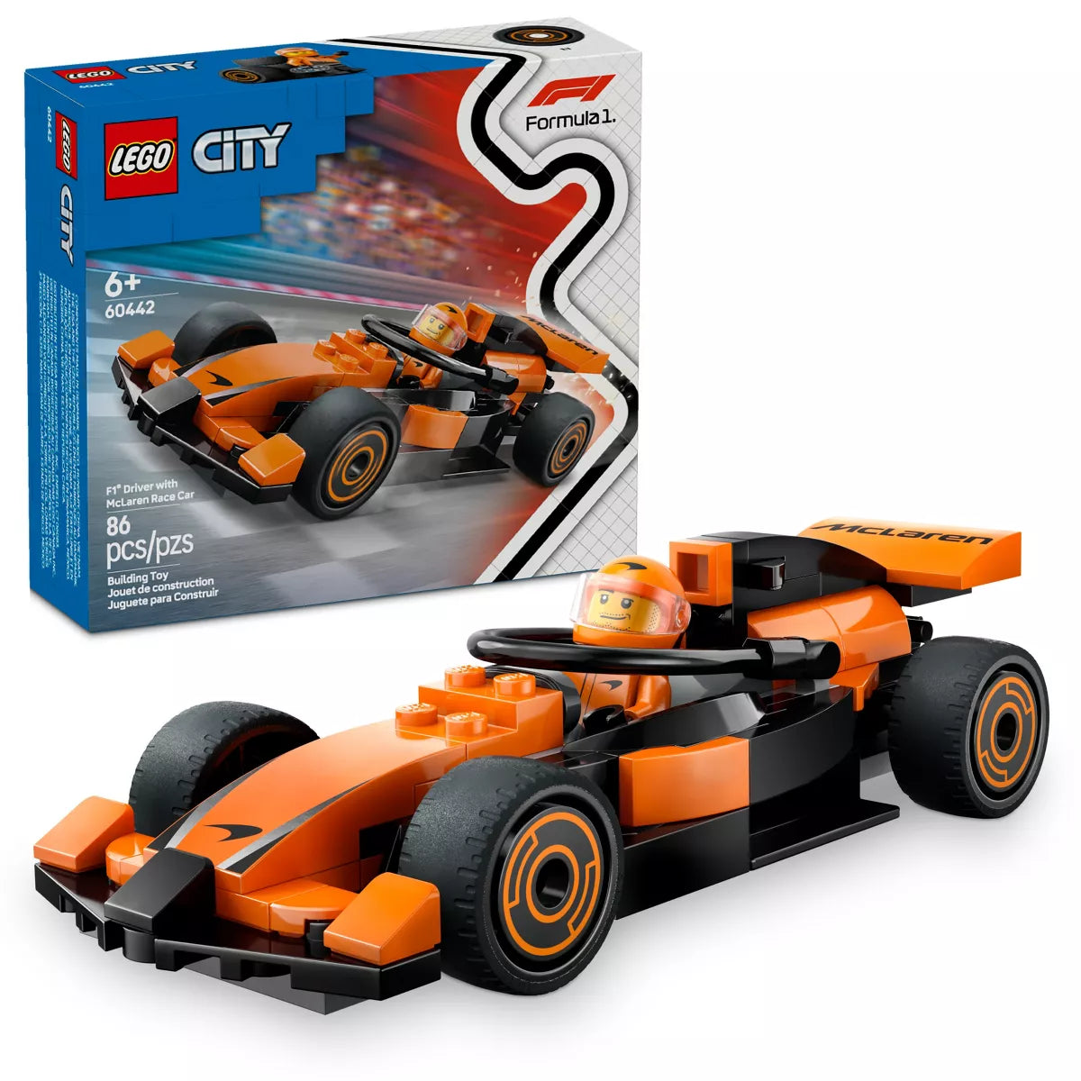 Lego City: F1 Driver with McLaren Race Car