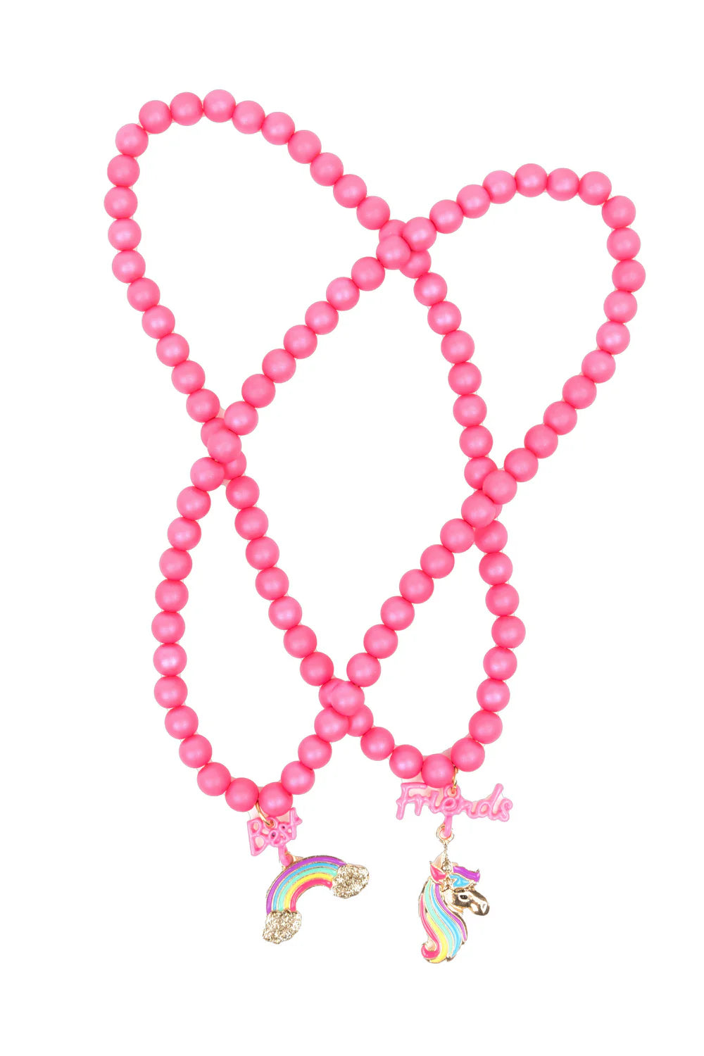 Unicorn BFF Necklace Set 2 Pcs