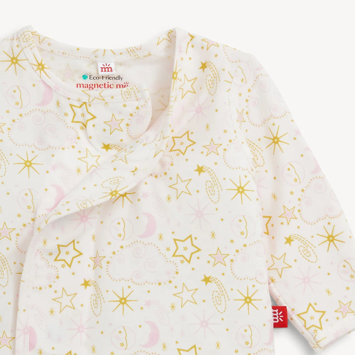 Star Signs Pink Modal Kimono Set Baby Outfit