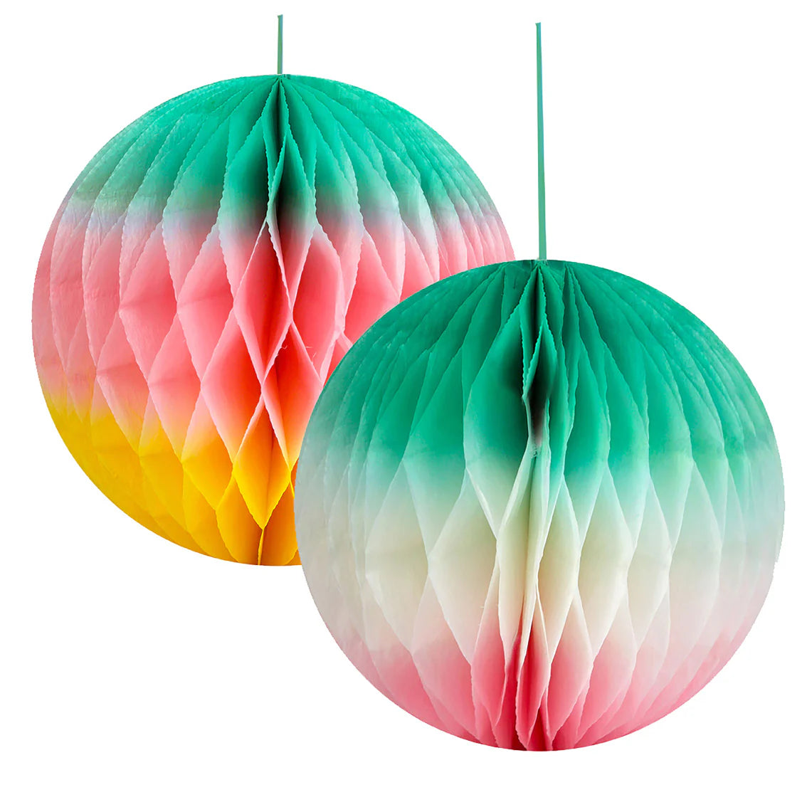Pastel Paper Honeycomb Decoration