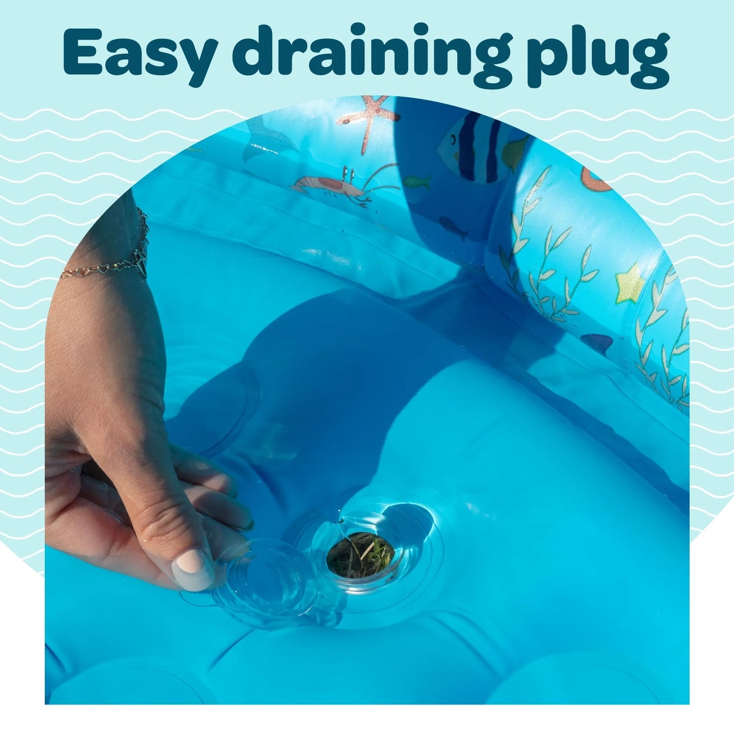 GRIP A POOL - Sea Explorer 48" Kiddie Pool
