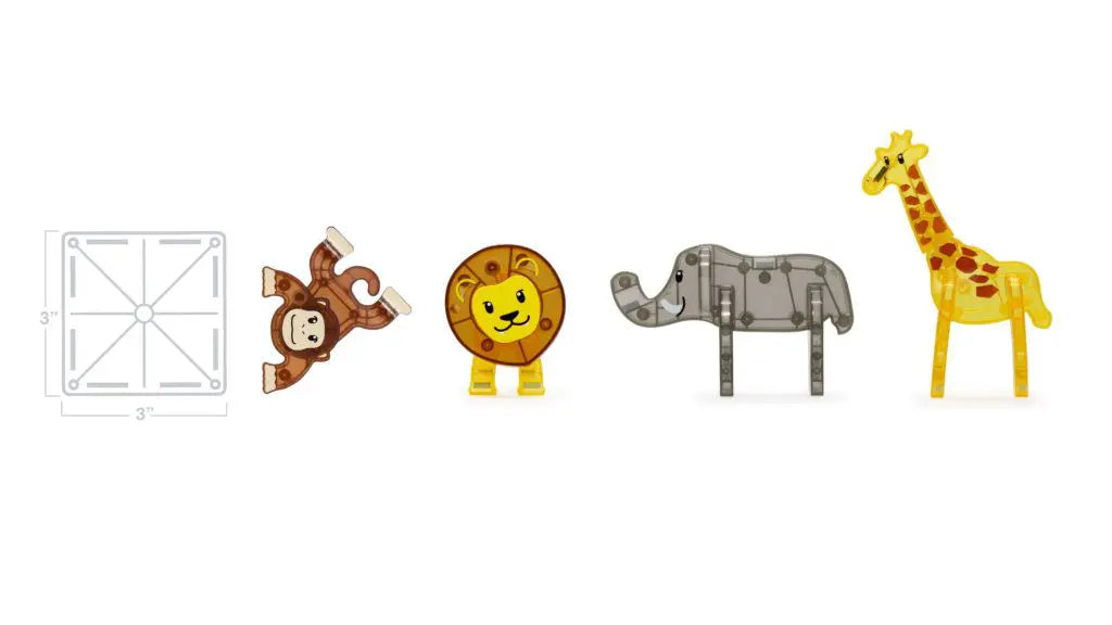 Magna-Tiles Safari Animals 25-Piece Set - Little Pickles Toy Store