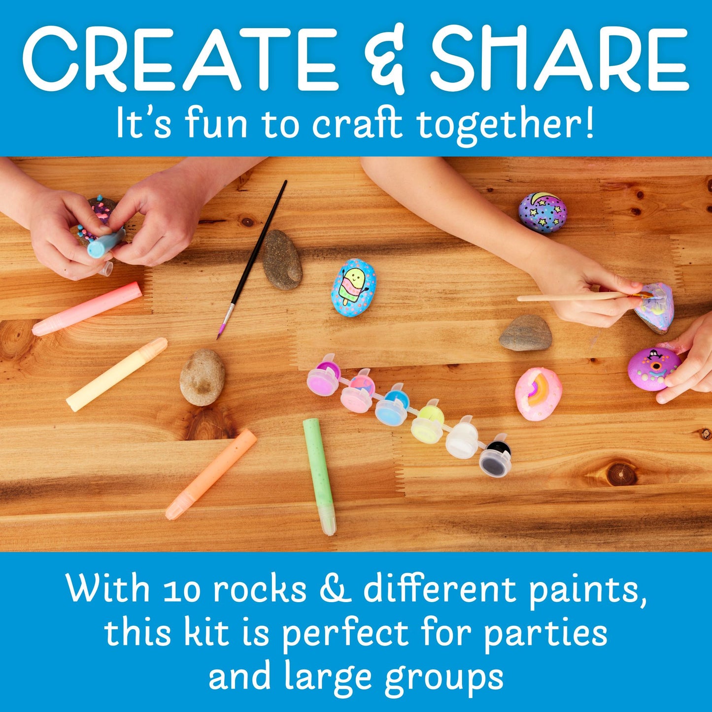 Glow-in-the-Dark Rock Painting Kit