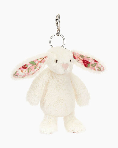 Blossom Cream Bunny 'Berry' Bag Charm