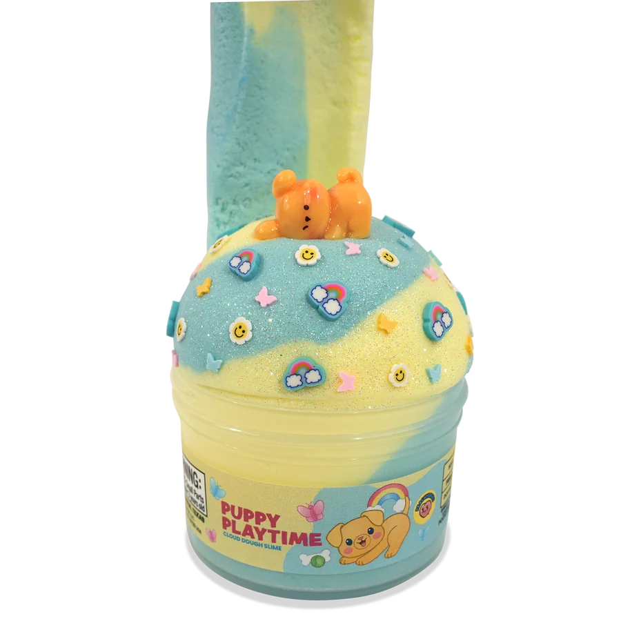 Peachybbies Puppy Playtime Cloud Dough Slime