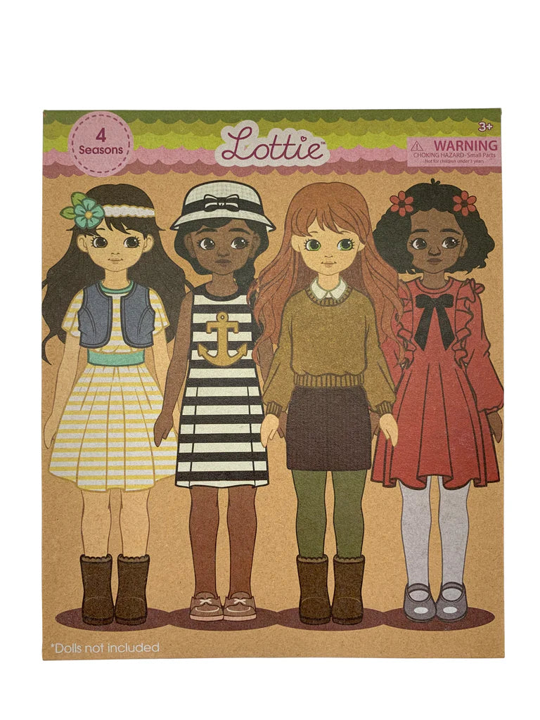 Lottie Doll: 4 Seasons Multi-Pack Outfits