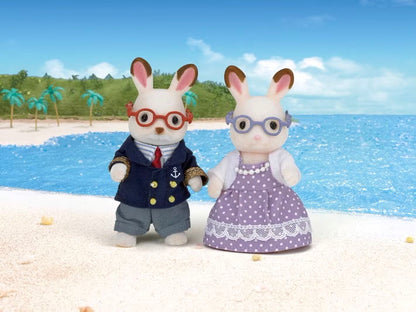 Calico Critters Chocolate Rabbit Grandparents - Little Pickles Toy Store