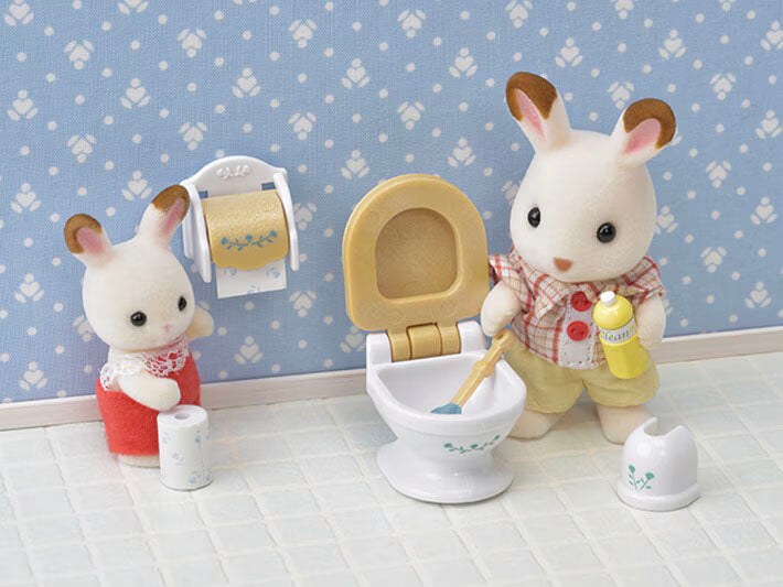 Calico Critters Country Bathroom Set