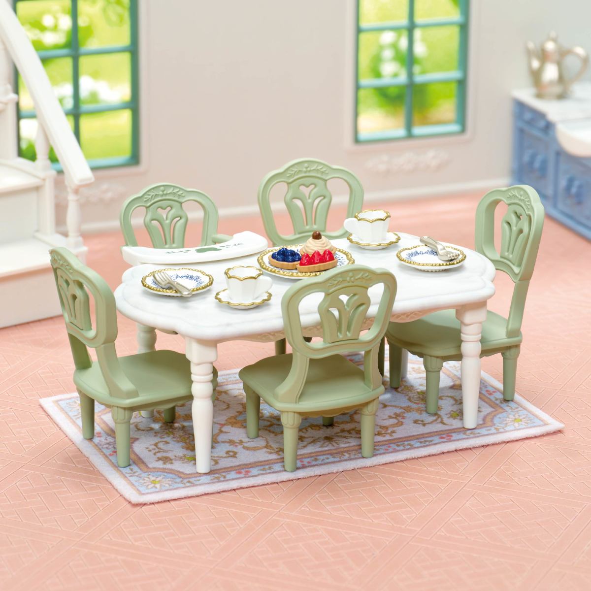 Red Roof Manor Elegant Dining Room Set
