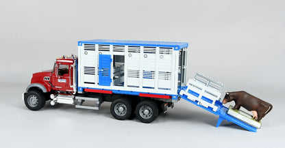 MACK Granite Cattle Transport with Cattle - Little Pickles Toy Store