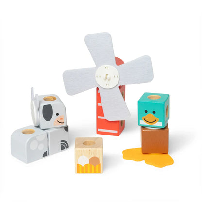 Blockables Farm Friends Animal Play Set