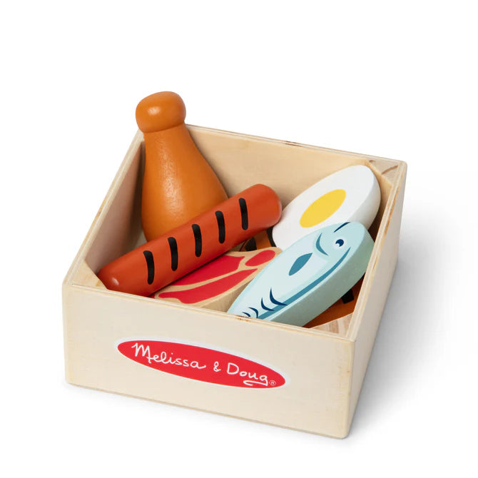 Wooden Food Groups Play Set -  Protein
