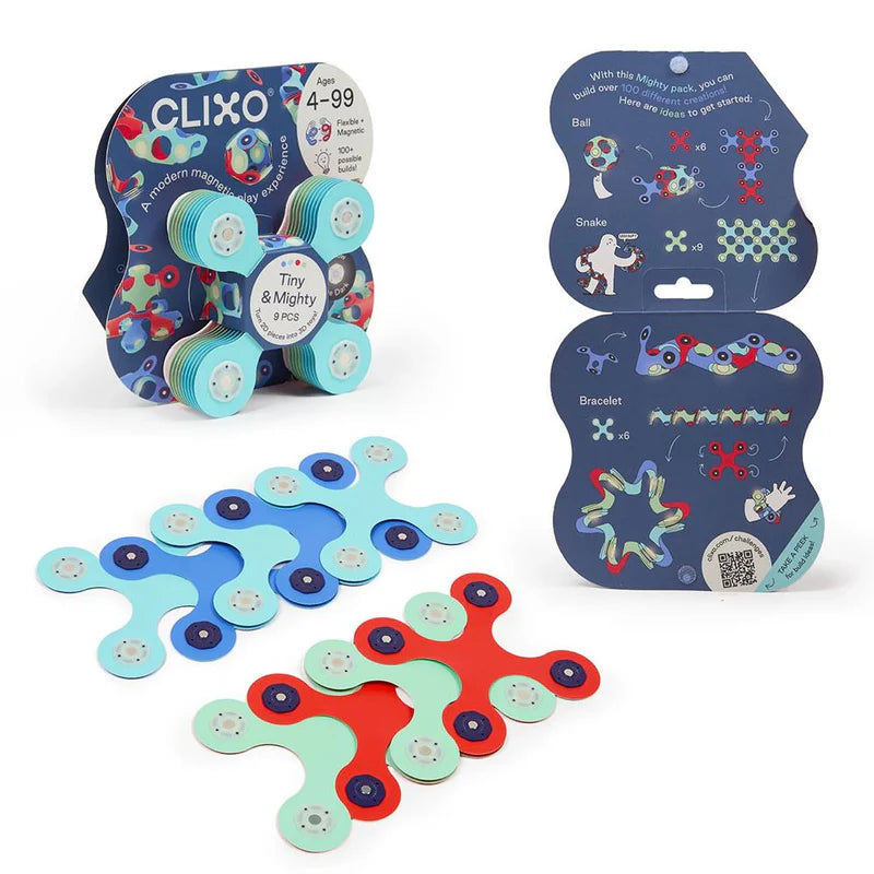 Clixo Tiny And Mighty 9pcs - Marine