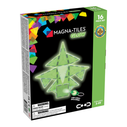 Magna-Tiles Glow 16-Piece Set - Little Pickles Toy Store