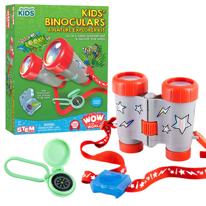Wow In The World Kids Binoculars & Nature Explorer Kit