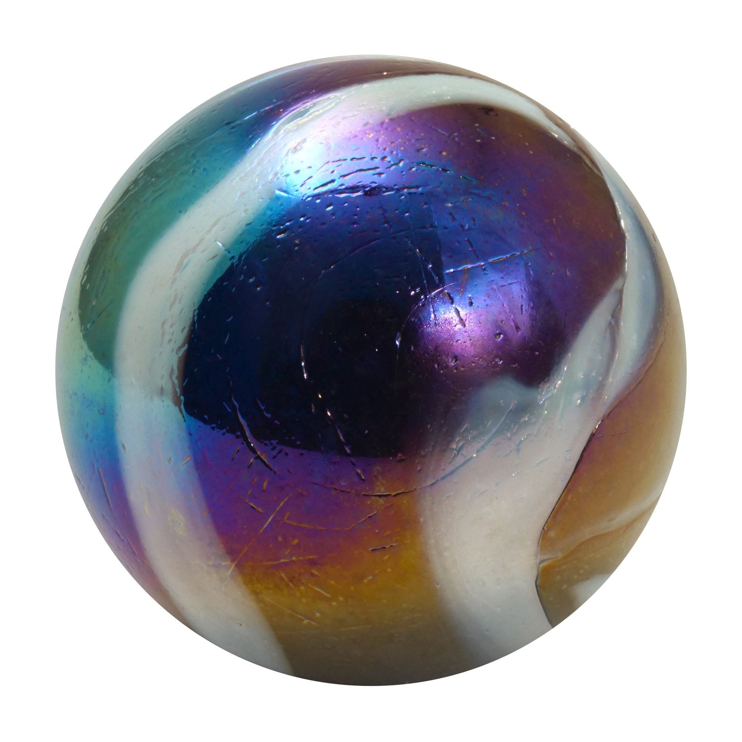 Giant Marble - 35mm Supernova Brown, Orange, Black