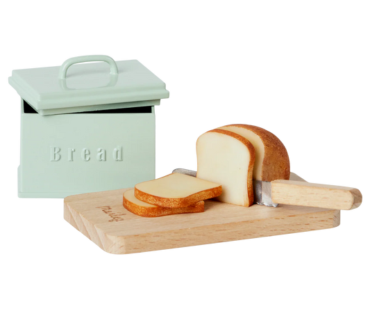 Maileg Bread Box with Utensils, Miniature