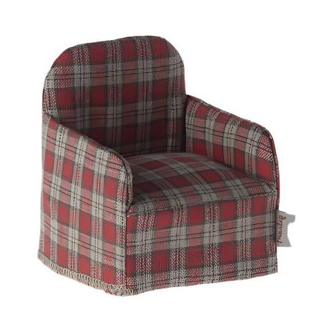 Chair, Mouse - Red Checker