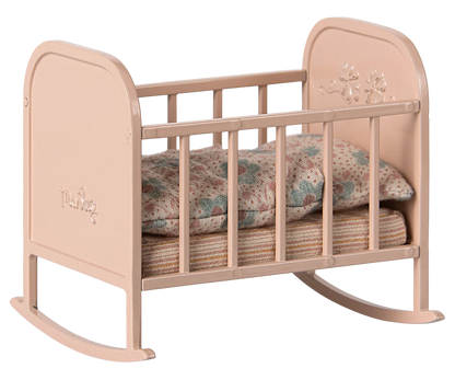 Maileg Cradle - Light Rose