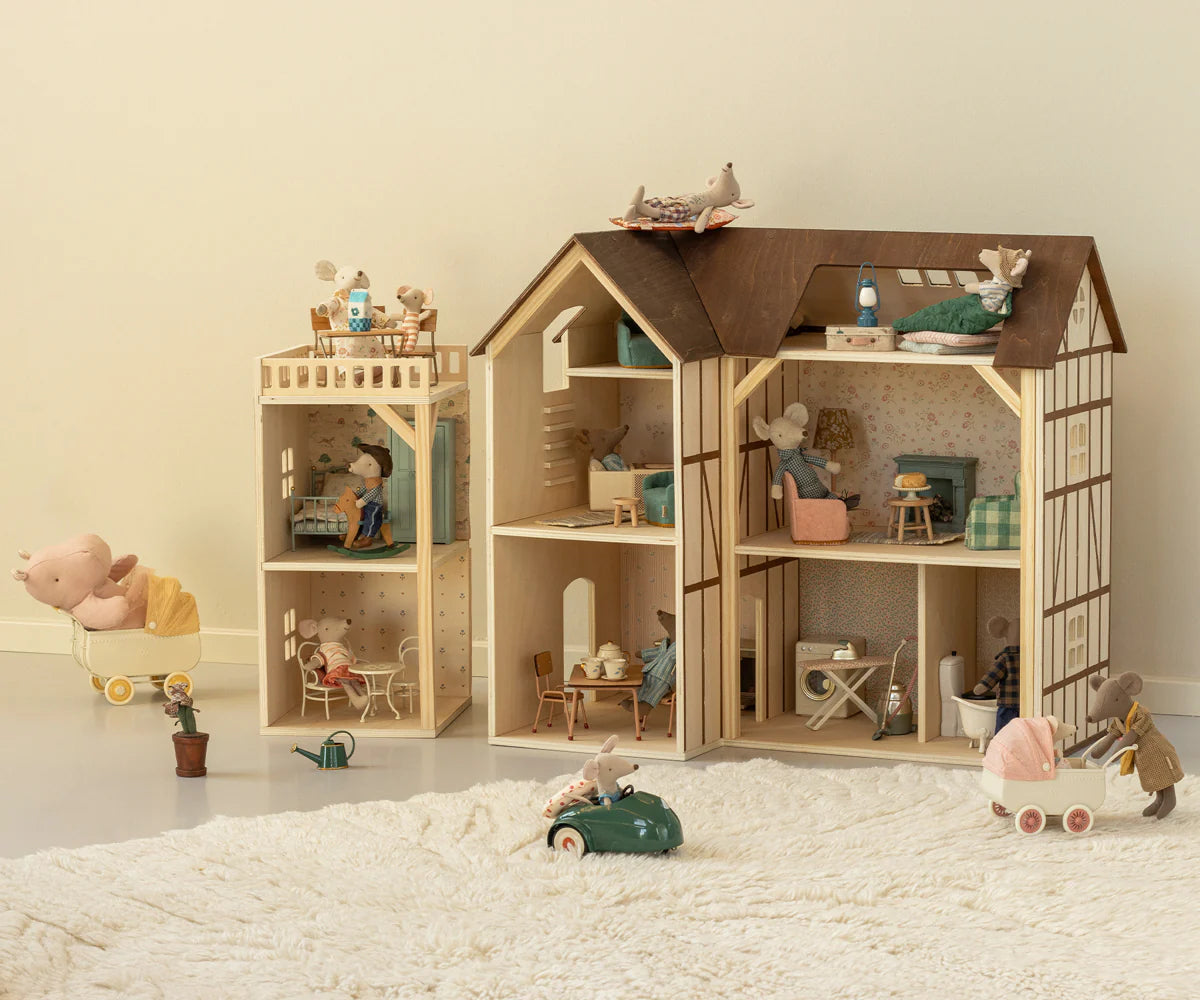 Mouse Hole Farmhouse Wallpaper