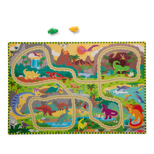 Tracks Floor Puzzle - Dinosaur Chase