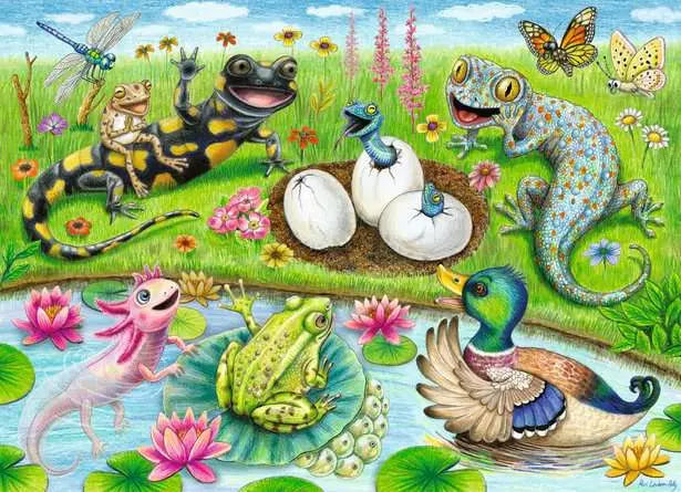 Hello Hatchlings 60 Piece Puzzle