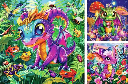 Baby Garden Dragons 3x49 Piece Puzzle
