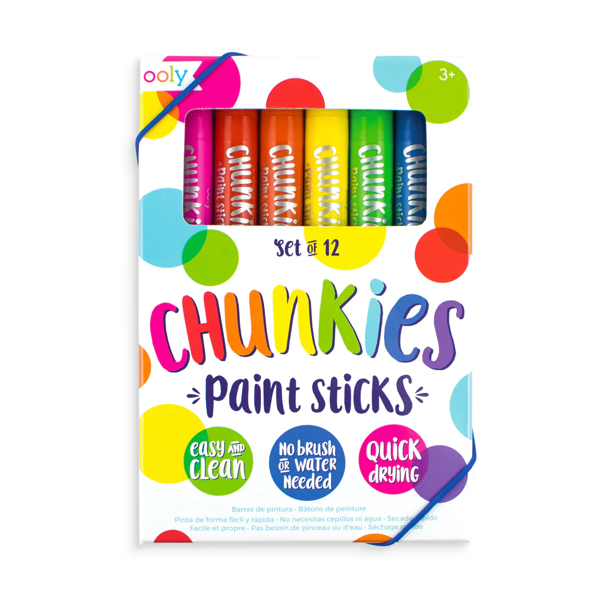 Ooly Chunkies Paint Sticks Set of 12