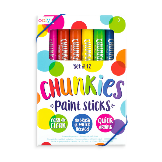 Ooly Chunkies Paint Sticks Set of 12