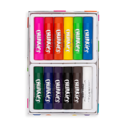 Ooly Chunkies Paint Sticks Set of 12 - Little Pickles Toy Store