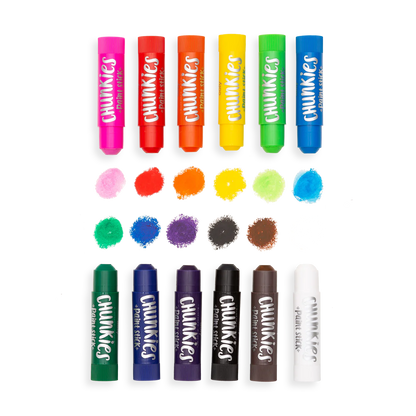 Ooly Chunkies Paint Sticks Set of 12 - Little Pickles Toy Store