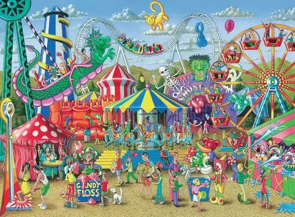 Fun at the Carnival - XXL 300 Piece Jigsaw Puzzle