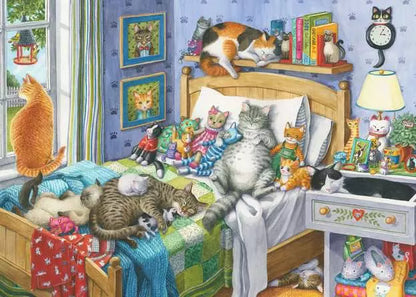 Cat Nap 500 Piece Jigsaw Puzzle