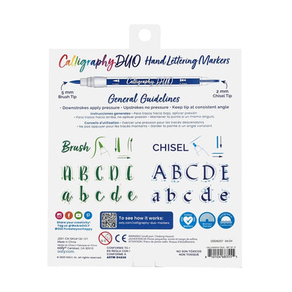 Ooly Calligraphy Duo Markers - Set of 12 - Little Pickles Toy Store