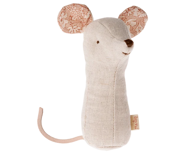 Lullaby Friends Mouse Rattle - Natural